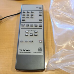 TASCAM CD-RW5000　 RC-RW5000　有線リモコン