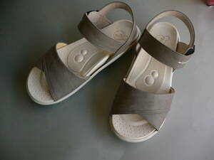  new goods ligeta(Re:getA)2 balltsuvoru stitch sandals gray М size 23-23.5.