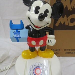 F-322★Kanda/神田通信工業★電話機★DK-641★ミッキーマウス/MICKY MOUSE★ジャンク品の画像2