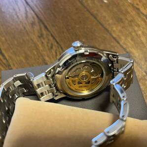 SEIKO(セイコー) 腕時計 PRESAGE(プレザージュ) 4R57-00E0 メンズ 裏スケ シルバー 本体・説明書・保証書・箱付の画像3