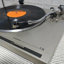 パイオニア PL-250 ダイレクトドライブレコードプレーヤー新古品針付動作品、注意あり。_画像3