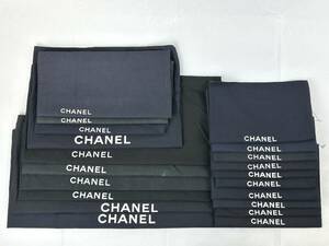 1円～ CHANEL　シャネル　保存袋20枚セット　ブラック　バッグ用等　中サイズ　大サイズ　特大サイズ等