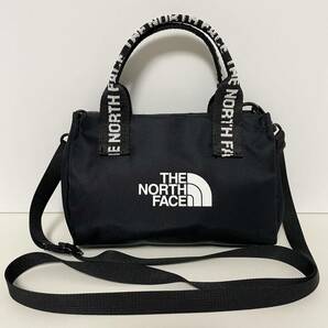 即決☆THE NORTH FACE ザ ノースフェイス ミニ ハンドバッグ 2way ショルダーバッグ ブラック 美品