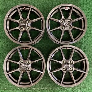 マツダ ロードスター 純正アルミホイール16×6.5J+45 100-4H 中古品4本【705】