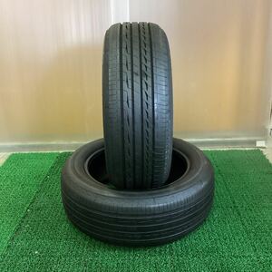 ●3010●ブリヂストン レグノ GR-X II 215/55R17 94V 2021年製1本、2022年製1本　中古2本セット パンク修理有り 