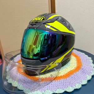 SHOEI ヘルメット / SHOEIZ-7 PARAMETERゼット-セブン パラメーター COLOR： TC-3 (YELLOW/GREY)ショウエイ Mサイズ