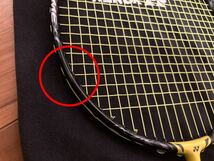 NANOFLARE 1000 GAME ナノフレア 1000 ゲーム YONEX ヨネックス バドミントンラケット 元グリップフィルム有　ガット有_画像10