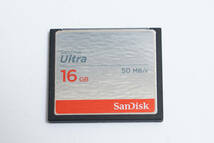 #85 SanDisk サンディスク Ultra 16GB CFカード コンパクトフラッシュ 50MB/s UDMA_画像1