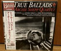 オリジナル盤 帯 ライナー archie shepp quartet true ballads トゥルーバラード アーチーシェップカルテット TKJV-19031_画像1