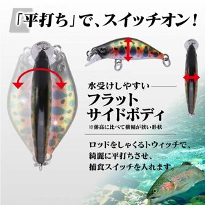 ※訳あり※ 渓流ルアー トラウトミノー 5個セット シンキング 38mm 2.8g フラットサイド 飛距離抜群 ヤマメ 管理釣り場 エリア 30mo-A5-の画像3