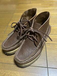 美品 visvim CANOE MOC II-FOLK DK.BROWN 9.5