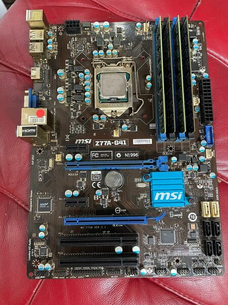 Core i7-3770 & MSI Z77A-G41 メモリー32GB