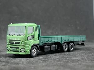 トラックコレクション　改造品　三菱ふそう　スーパーグレート　平荷台　トラコレ トミーテック A5