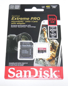 Extreme PRO SDSQXCD-256G-GN6MA （256GB）