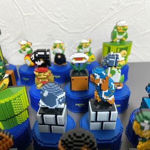 【美品】 スーパーマリオブラザーズ ペプシ PEPSI ボトルキャップ ドットキャラクター フィギュア 30種 フルコンプの画像5