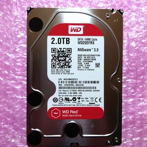 Western Digital WD20EFRX 2TB HDD 使用時間114時間 WD Red