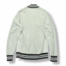 ★美品 チャンピオン champion リバースウィーブ スウェット ジャケット L グレー REVERSE WEAVE 裏パイル スエット スタジャン ブルゾン★_画像2