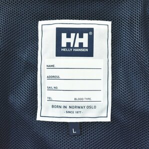 ★美形！ ヘリーハンセン HELLY HANSEN ファーム デッキ ジャケット L ネイビー ナイロン 裏メッシュ アウトドア ウェア メンズ HH11811★の画像4