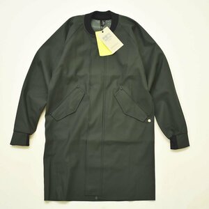 ★タグ付き 未使用 エルカ elka レイン コート S レーシング グリーン Hornum Parka テック ウェア ゴム 防水 アースカラー メンズ★