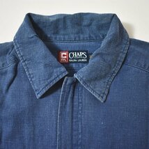 ★90s ヴィンテージ オールド CHAPS ラルフローレン コットンリネン ユーティリティ シャツ ジャケット M ビンテージ Ralph Lauren 古着★_画像5