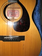 YAMAHA ヤマハ アコースティックギター FG-110 赤ラベル　ハードケース付き　（D）_画像3