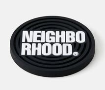 希少 2個 セット 新品 24ss NEIGHBORHOOD LOGO COASTER BLACK ネイバーフッド ロゴ コースター ブラック 黒 SET レア_画像2