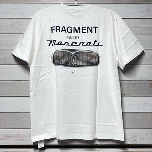 SIZE XL MASERATI FRAGMENT DESIGN WHITE TEE SHIRT マセラティ フラグメント デザイン Tシャツ