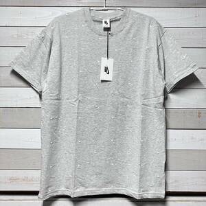 SIZE M NIKE LAB SWOOSH SS GREY TEE SHIRT CK4094-050 ナイキ ラボ スウォッシュ グレー 半袖 Tシャツ