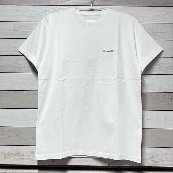 SIZE L GR-UNIFORMA WHITE TEE SHIRT GOSHARUBCHINSKIY Tシャツ ホワイト ゴーシャラブチンスキー