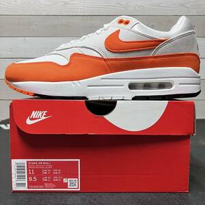 メンズ 27.5cm W NIKE AIR MAX 1 DZ2628-002 WHITE ORANGE ナイキ エア マックス ワン ホワイト オレンジ