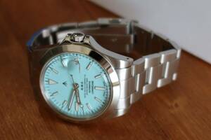 【新品同様】 NAVAL WATCH ナバルウォッチ FRXA010 Turquoise ターコイズ 自動巻き LOWERCASE別注