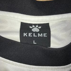 ケルメ プラクティスシャツ 108-1-320 メンズ L ホワイト ブラック ピンク フットサル サッカーの画像9