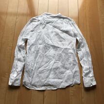 無印良品 スタンドカラーシャツ 定価2990円 556-1-304 メンズ M ホワイト_画像2