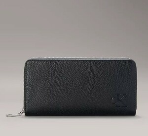 US限定!!　2024新作　直営　Calvin Klein カルバン・クライン All Day Long Wristlet CKデボストロゴ 高級長財布　本物をお届けします!!