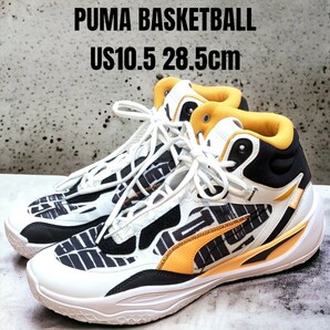 PUMA プーマ 28.5cm バスケットボール プレイメーカー バッシュ　メンズスニーカー　PUMAスニーカー　バスケットボールシューズ