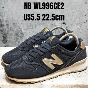 New Balance New Balance Wl996ce2 22,5 см. Кроссовки Black Ladies New Balance кроссовки New Balance 996