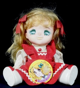 1970 period . great popularity was young lady manga. character doll! Showa Retro Candy Candy doll can bachi attaching po Be made in Japan 1970 period SKT604