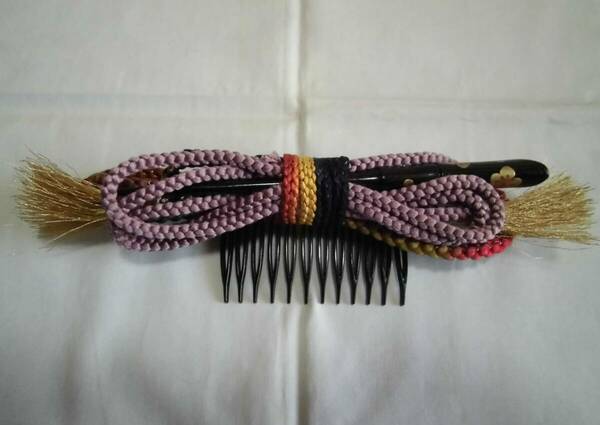 カラフルな 髪飾り かんざし 簪 金糸 和装小物 ヘアーアクセサリー 工芸品