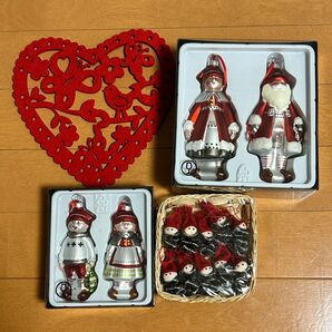 IKEA イケア クリスマス ガラスのオーナメントなどセットで!