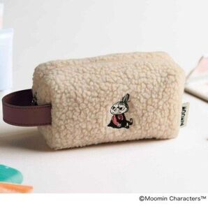 送料込900円【MOOMIN(ムーミン)リトルミイもこもこボアポーチ】SPRiNG(スプリング)2023年11月号付録