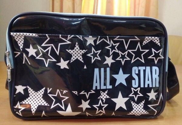 クーポン対象!CONVERSE スポーツ エナメルバッグ ブラック