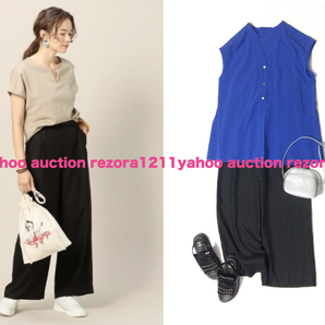 BEAUTY & YOUTH UNITED ARROWS ユナイテッドアローズ 1.3万 リネンライク ハイウエスト ワイド ストレート イージー パンツの画像2