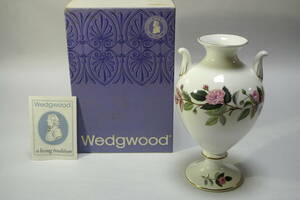 ウェッジウッド / WEDGWOOD 素敵な！花 瓶 ハサウェイ・ローズ柄 美品！