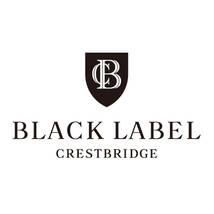 新品 BLACK LABELCRESTBRIDGEブラックレーベル クレストブリッジ カーシブロゴフロッキープリント Tシャツ 【LL】 ネイビ−_画像8