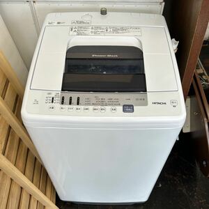 2020年製 全自動洗濯機 HITACHI 洗濯機 ホワイト NW-70E 7kg
