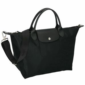 【新品】ロンシャン LONGCHAMP ル プリアージュ ネオ 2wayバッグM 1515598001ブラックの画像1