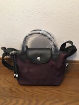 【新品】ロンシャン LONGCHAMP ル プリアージュ エナジートップハンドルバッグ XS バーガンディ_画像1