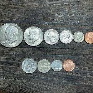 USAアメリカコイン6枚セット＋カナダ4枚 リバティコイン