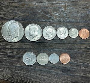 USAアメリカコイン6枚セット＋カナダ4枚 リバティコイン