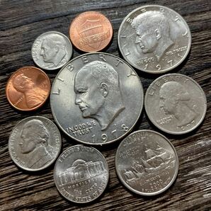 USA アメリカコイン9枚セット リバティ dollars